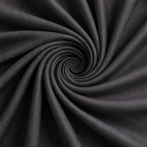 Image of Blue Strip Polycotton Bedsheet, Double 90x100 (Charcoal) | Hotel Quality | Soft, Breathable & Colourfast | Wrinkle Resistant | Machine Washable | Pillow Covers Included