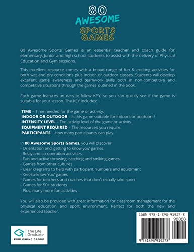 80 Awesome Sports Games: The Epic Teacher Handbook of 80 Indoor & Outdoor Physical Education Games for Junior, Elementary and High School Kids - Image 2