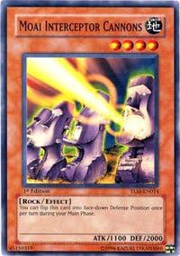 YU-GI-OH! - Cañones Interceptores Moai (TLM-EN014) - El Milenio Perdido - 1ª Edición - Común