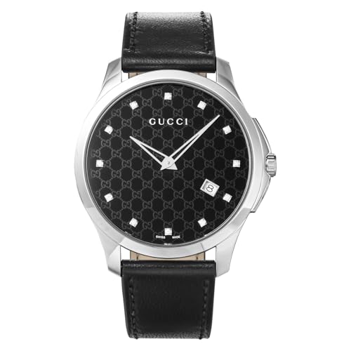 [GUCCI(グッチ)] 腕時計 Gタイムレス ブラック文字盤 YA126305 メンズ [並行輸入品]
