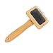 Smoother Brush, Quick Brush, Smooth Curves, Bamboo Macrame Comb, Finely Polished with Cat Hole (S)