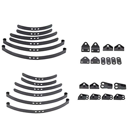 Système de suspension à ressorts à lames avant arrière tracteur 1/14 RC acier