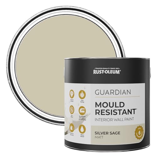 Rust-Oleum Green Guardian Mould Resistant Wall Paint - Silver Sage 2.5L