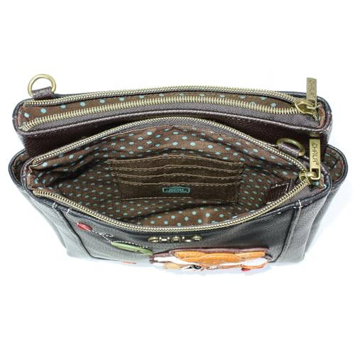 Image of CHALA Merry Messenger RFID Protected Women Faux Leather Shoulder Purse with Adjustable Crossbody Strap | RFID Protected