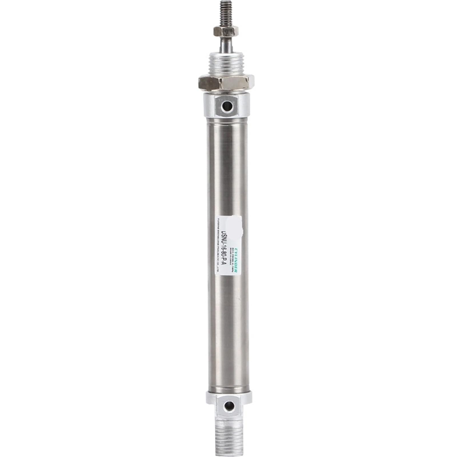 Mini cilindro pneumatico in acciaio inossidabile DSN-12 DSN-10 - Attuatore a gas compatto for applicazioni di sollevamento idraulico(15-P 15mm DSN-10)