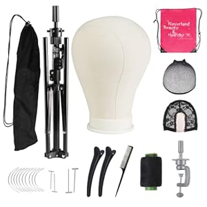 Neverland Beauty Perückenkopf mit 120cm Perückenständer