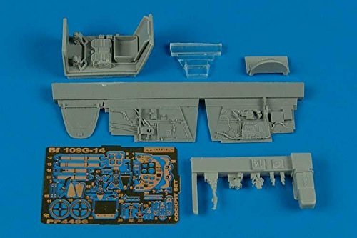 Aires 1:48 Bf 109 G-14 Cockpit Set for Academy Kit - Resin Update #4486