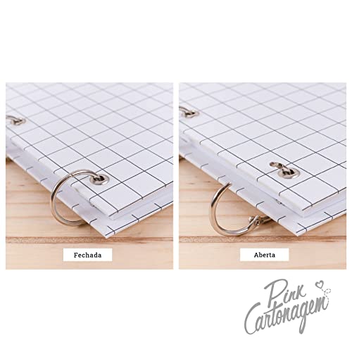 Caderno Argolado A4 (Capa e Argolas, Sem Folhas) - Mistic