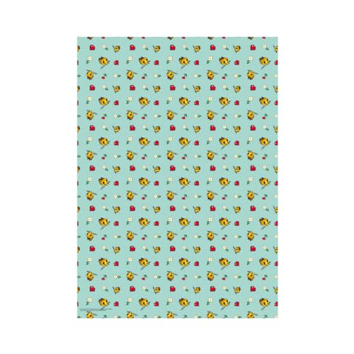 Minecraft Gift Wrapping Paper - Two Sheet Two Tag, Officially Licensed Gift Wrap, Fully Recyclable, 70 x 50 cm when opened, multi-coloured