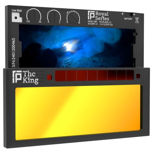 Image of King 1.0 | Shade 5-13 Adjustable Gold Auto Darkening Welding Lens