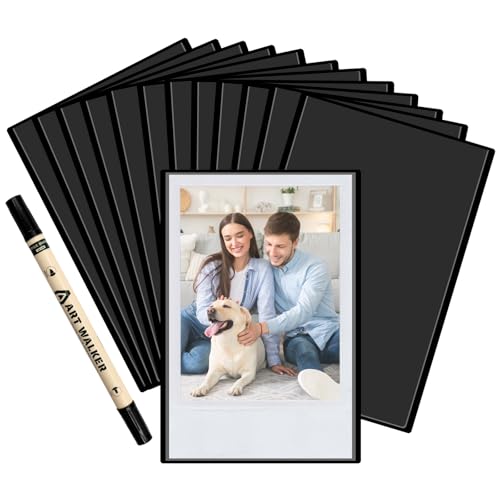 Yuaerbuo 12Pcs Mini Portafotos MagnéTico, 9x6cm Marco Fotos