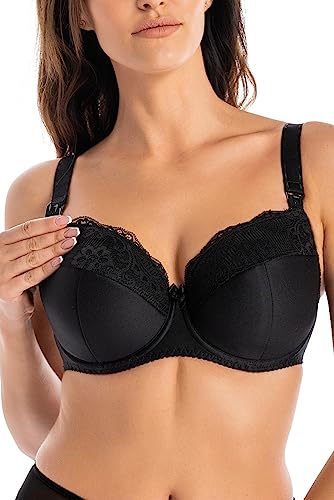 Teyli Soutien-Gorge d’Allaitement en Coton, sans Armatures, Clips Pratiques, Bretelles réglables,...