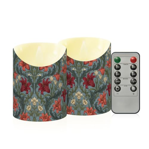 Velas LED parpadeantes para decorar terrazas y crear ambientes acogedores en el jardín