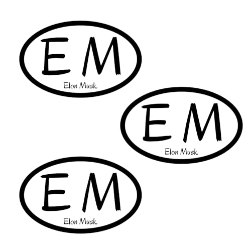 Phone Stickers (3) Mini Elon Musk Stickers | 1" Elon
