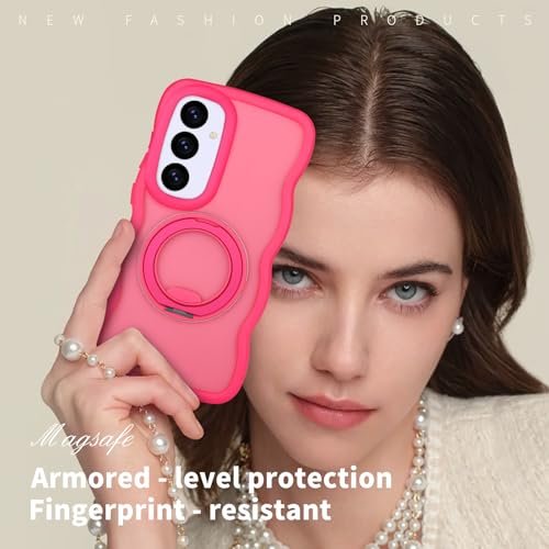 Coque Samsung S25 FE ondulée rose évite les chutes - 7