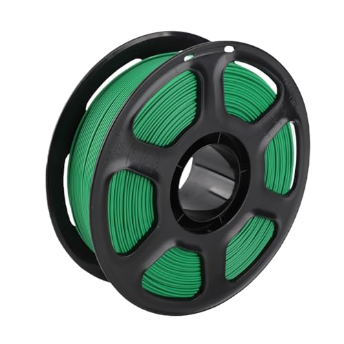 Spacnana 3D Printer Filament, Transparent Green PLA Filament 1.75mm 1KG, Plus or Minus 0.05mm Tolerance, 374 to 428 Degr