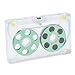 ciciglow Cassette Tape in Reel to Reel, 46 Min Transparent Audio Cassette Tape Case, Empty for DIY Sound Recording, (Green)