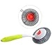 Produktbild HUPLUE 1/2/4 Stück Küche Scrub Pinsel mit stabilem Offset Griff Anti-Melting Borsten Spülbürste für Topf Gusseisen-Pfanne Reinigungs-Set 2pcs