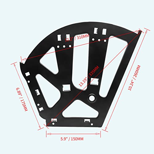 PHITUODA 3 Layers Shoes Drawer Cabinet Hinges Flip Frames, Black Shoe Cabinet Replacement Fittings Stainless Steel for Kitchen Living Room, 1 Pair
