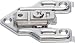 Clip Face Frame Mounting Plate 0mm