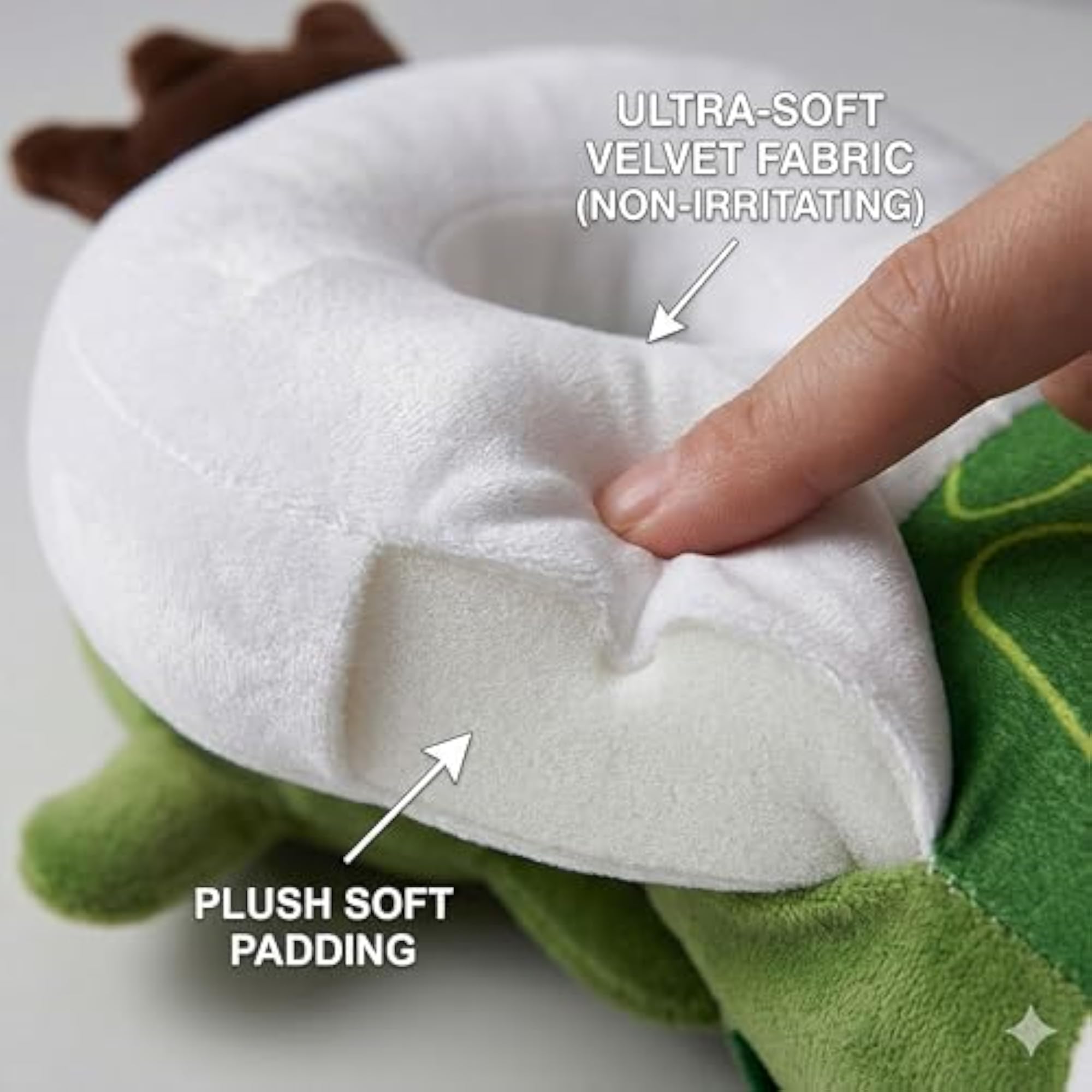 Baby Head Protector Backpack Cushion, Turtle Design