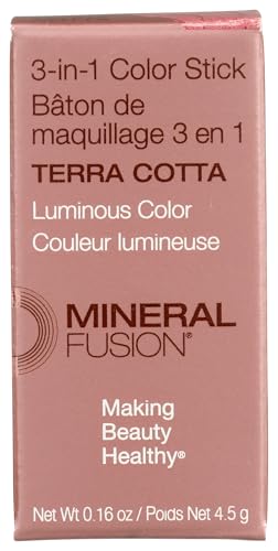 Mineral Fusion Terra Cotta 3-In-1 Color Stick, 0.16 Oz