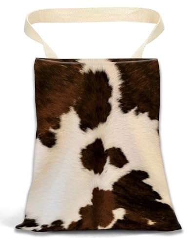 Image of Car Garbage Can, Car Trash Bag, Car Garbage Bag, Hanging Car Trash Can for Car Accessories, Vehicle, Travelling, Camping, Cute Car Back Seat Organizer, Retro Brown Cowhide