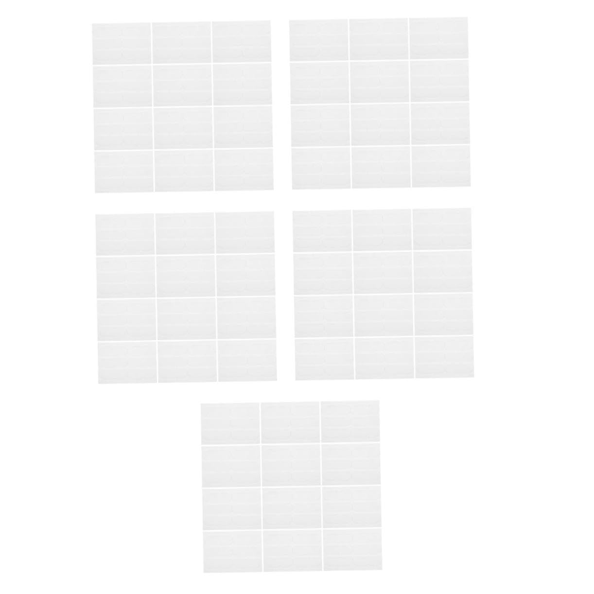 NULYLU 5sets Silicone for Women Ear Corrector Clips Vertical Tape for Big 60pcs*5