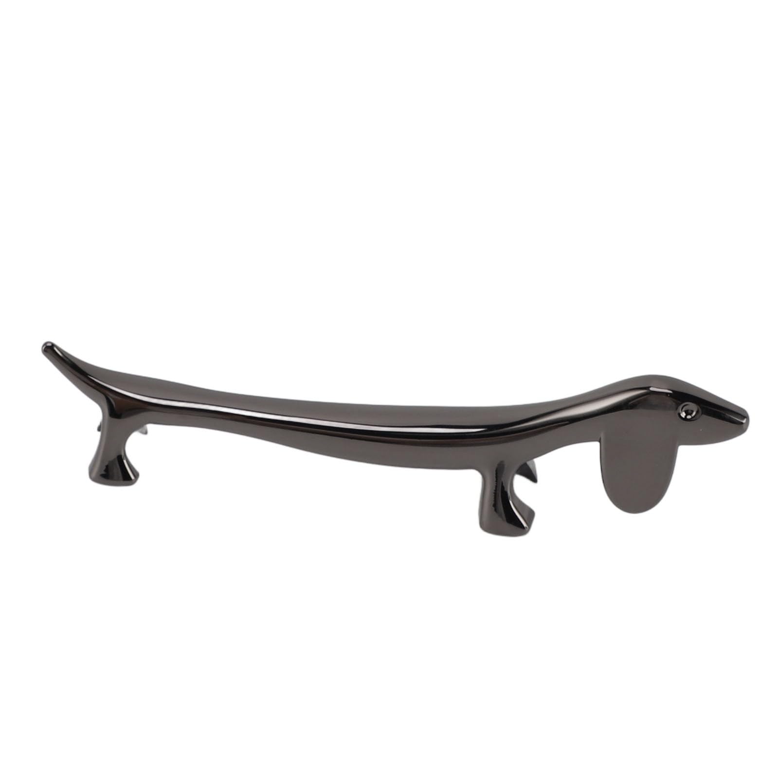 Soporte para Palillos para Cachorros, Resistente, Fácil de Limpiar, para Restaurante (Perro Salchicha Negra)