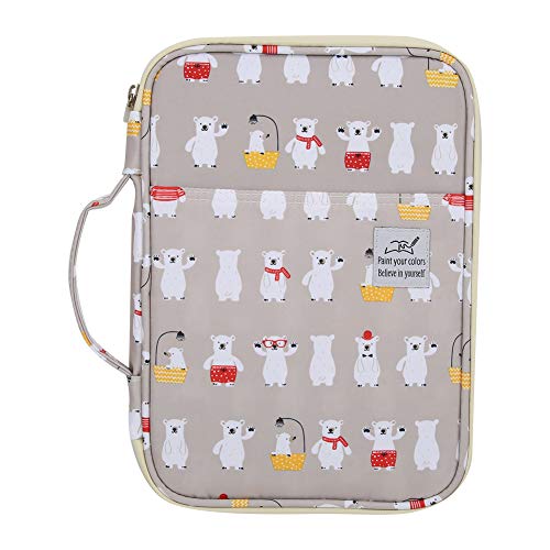 Emoshayoga Art Pencil Case Schilderen Potlood Case Organizer, Gekleurde Potlood Opbergtas, Briefpapier benodigdheden, Baden Beer 96 Kleur, Meerkleurig, 60_x_180_cm