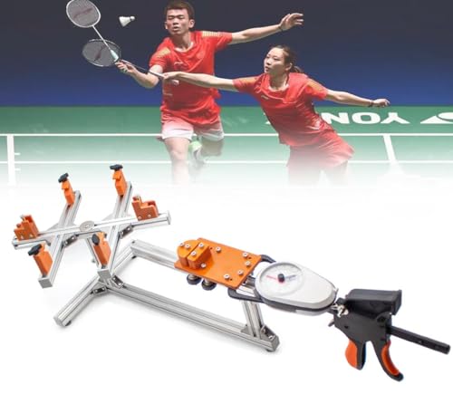 LZDOYY Badminton Racket Stringing Machine Badminton Racket Stringer Portable Racquet Stringing Machine DIY Racket String Tools 20-32LB