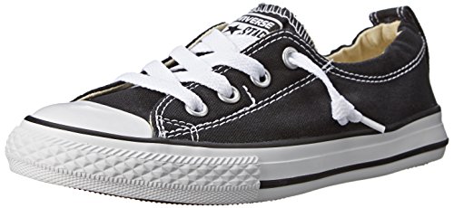Converse Girl's Chuck Taylor All Star Shoreline Sneaker, Black, 3 M US Little Kid