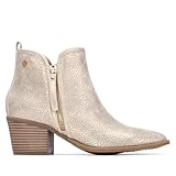 XTI - Botas Camperas Mujer Oro - Calzado Cómodo y Versátil - Moda casual - Modelo 14526606 (Talla 36)