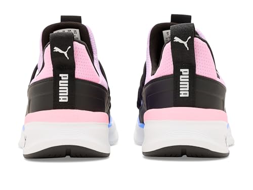 Image of PUMA Girls One 4 All Slip-On Shoes (Big Kid) Intense Lavender /Pink Shimmer /Black 4 Medium Big Kid