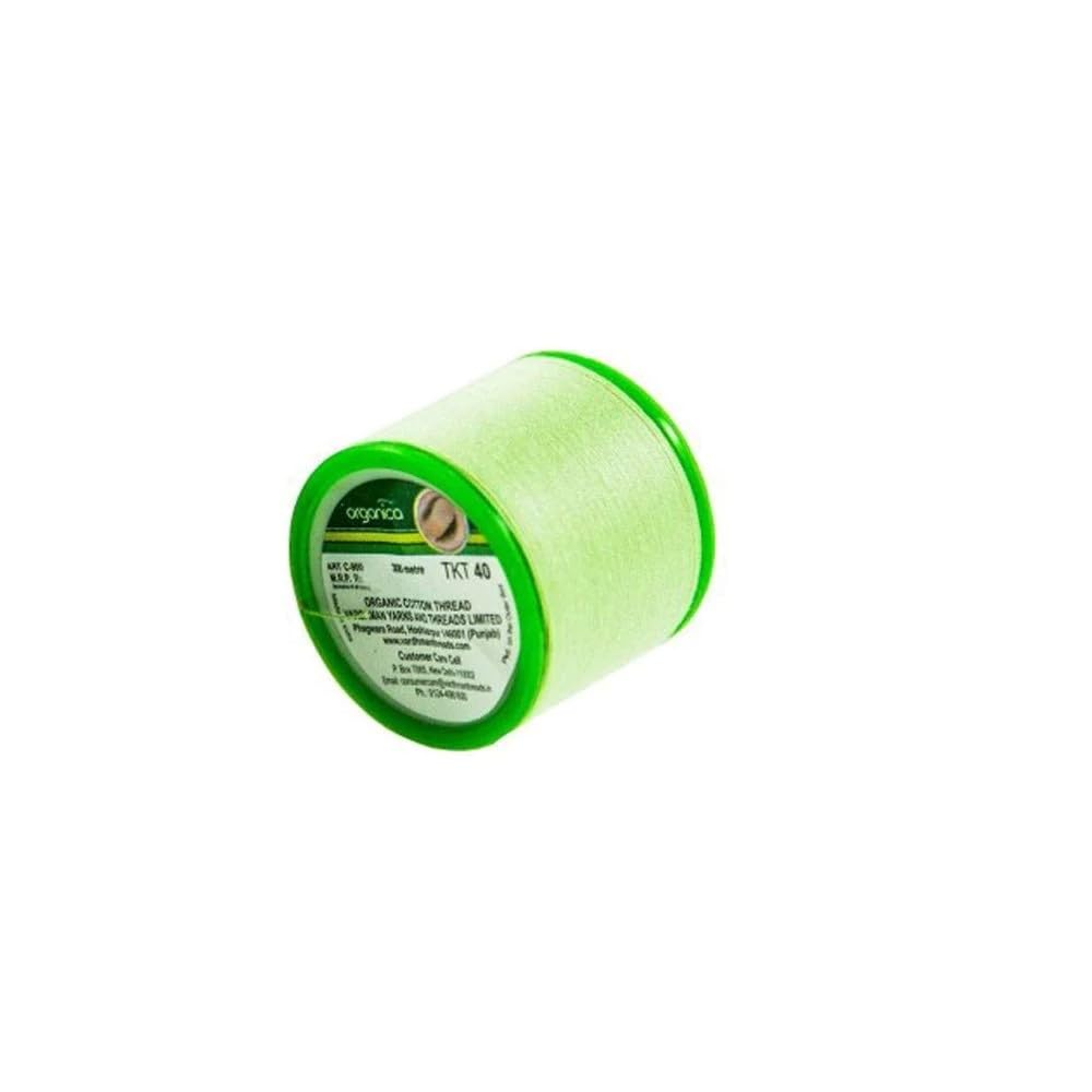 Green Threading Thread (Pack of 1 Roll) Eyebrow and Face Threading Thread Organic x 1 Thread Spool Eyebrow Makeup Facial