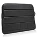 BoxWave Case Compatible with Barnes & Noble Nook HD+ - Polar Jacket, Puffy Padded Material Zip Up Sleeve Pouch - Jet Black