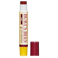 Burt's Bees 100% Natural Origin Lip Shimmer, Fig with Shea Butter and Fruit Oils, 1 Tube, 2.6g