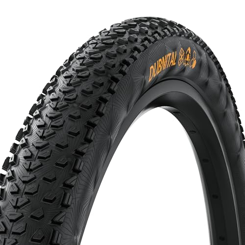 Continental Dubnital Pneu de vélo de Montagne sans Chambre à air 29 x 2,40 | 1 Paquet, Rapide et adhérent sur Terrain Rigide, certifié E25, Pliable — composé d'adhérence, boîtier de Sentier, Noir
