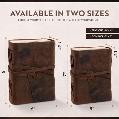 Carnet de note en cuir Moonster bloc note 20x15cm cahier de dessin et journal