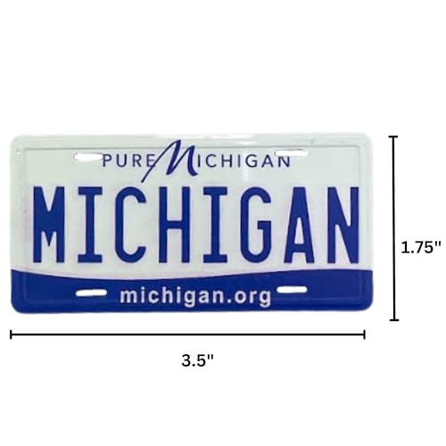 Imán Decorativo Rectangular Michigan 3.5 x 1.75 pulgadas miniatura 4