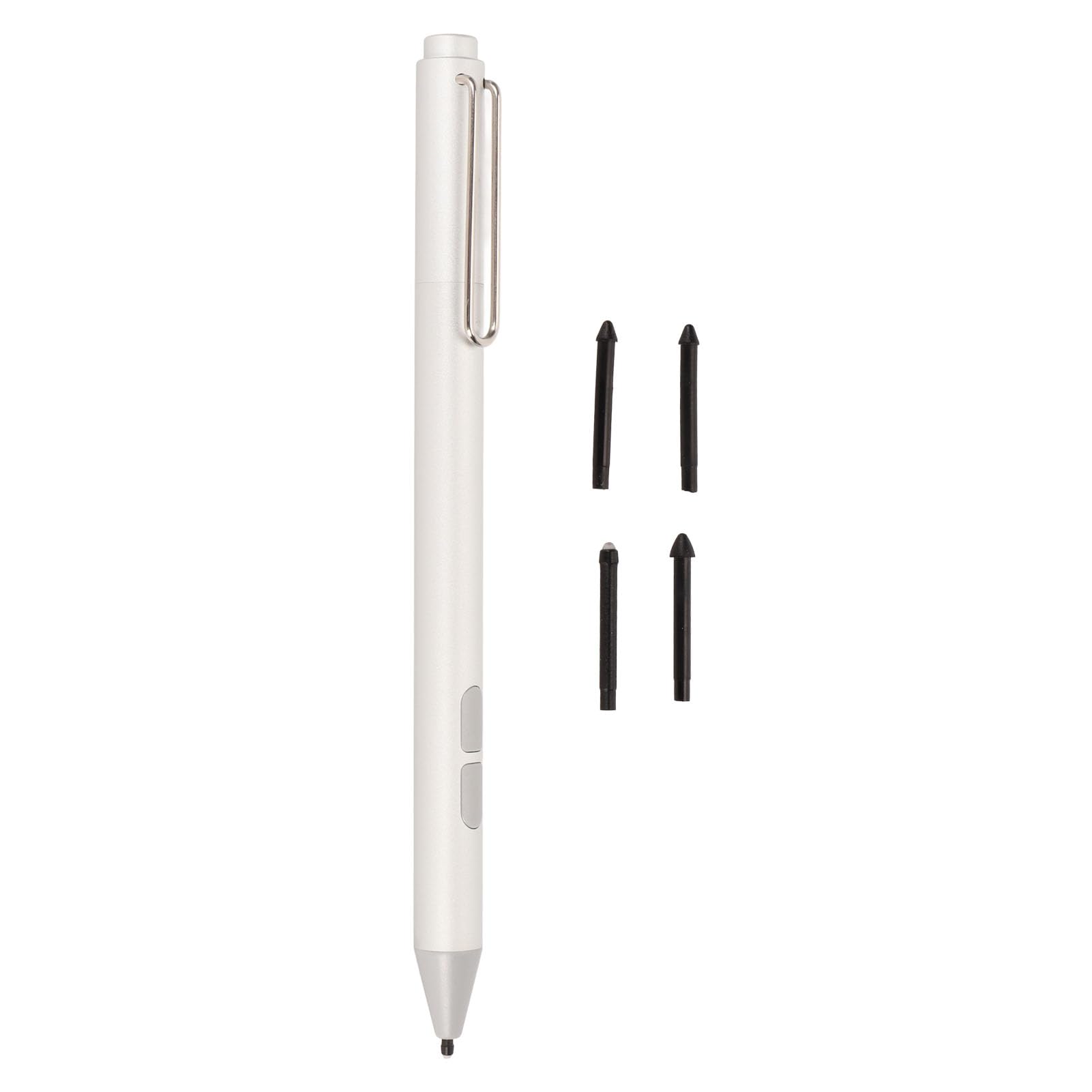 Lápiz óptico MPP2.0 con sensibilidad a la presión por inclinación de 4096 Niveles, lápiz para Tableta Digital Compatible con Envy X360, Pavilion X360, Transformer Series; (Plata)