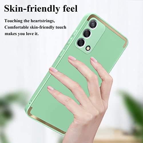 Coque Oppo A74 4G verte en polycarbonate et TPU antichoc