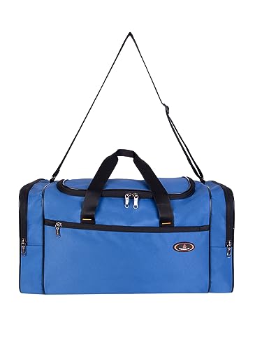 Image of COSMUS Spark 42 Litre Stylish Spacious Weekender Duffle Bag Overnighter Travel Duffel Bag (Royal Blue)