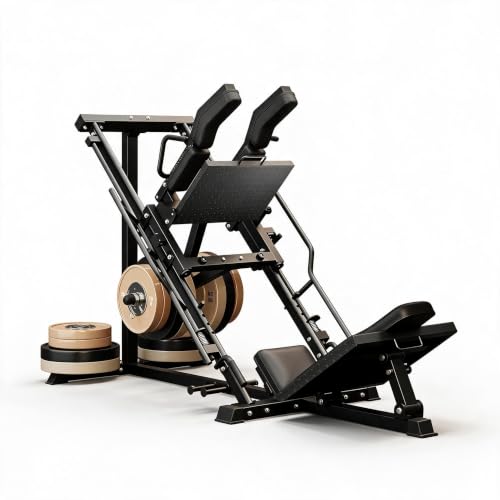 Garvee Leg Press Hack Squat Machine, Linear Bearing Leg Exercise Machine