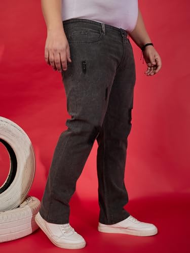 Image of Bigbanana Plus Size Men's Regular Fit Washed Jeans