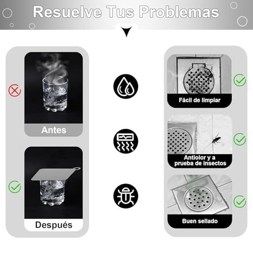 Tapas para coladeras de plástico 18 tapas para coladeras de plastico marca 7CDXD (3)