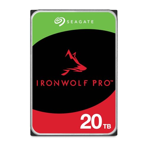 Image of Seagate IronWolf Pro 20TB NAS Internal Hard Drive HDD - CMR 3.5 Inch SATA 6Gb /s 7200 RPM 256MB Cache for RAID Network Attached Storage, Rescue Services