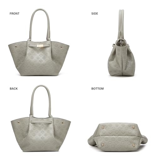 Image of Women Fashion Handbags Wallet Tote Bag Shoulder Bag Top Handle Satchel Purse Set 4pcs