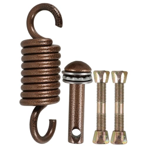 CAXUSD Kit De Muelles para Columpios De Jardín Set Metálico Resistente para Hamacas y Balancines Accesorios Duraderos para Fijación De Asiento Columpio Tono Doble Reforzado