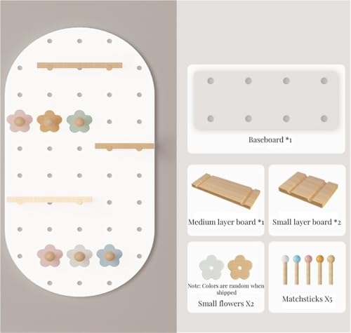 Pegboard en bois perforé modulable pour optimiser le rangement